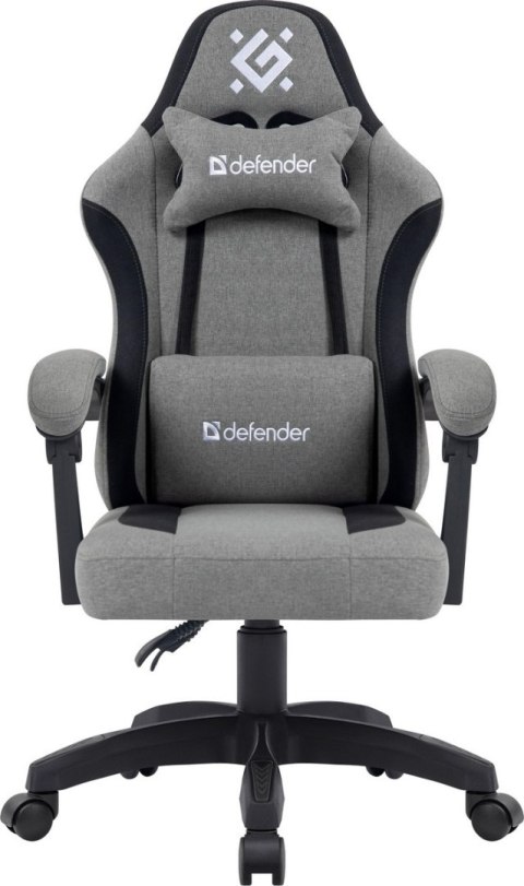FOTEL DEFENDER LUMEN SZARO-CZARNY GAMING