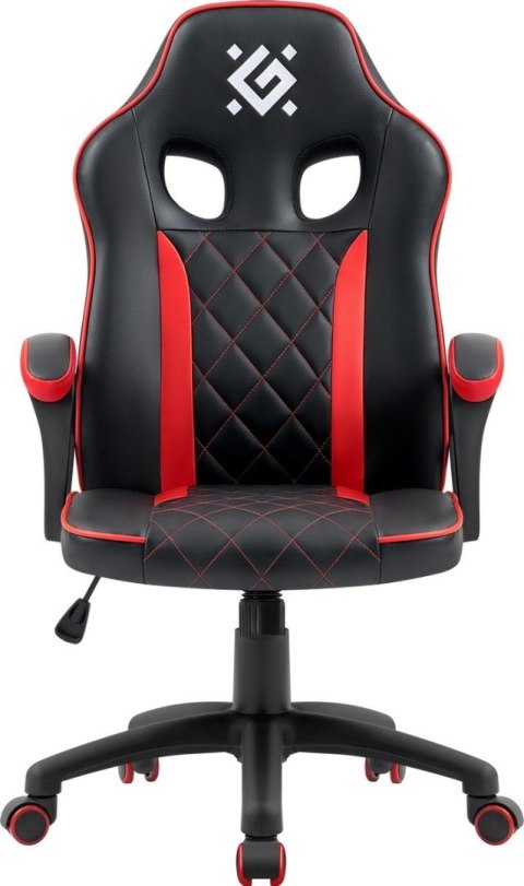 FOTEL DEFENDER SAGA CZERWONO-CZARNY GAMING