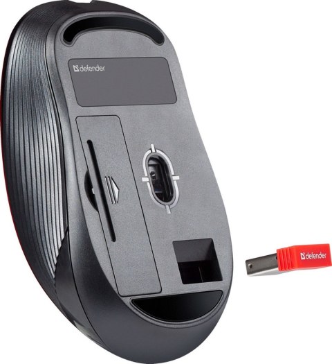 MYSZ DEFENDER GASSA MM-105 RF SILENT CZERWONA MYSZ DEFENDER GASSA MM-105 RF SILENT CZERWONA