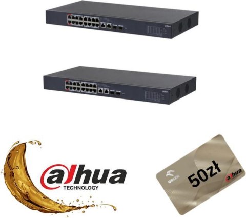SWITCH DAHUA CS4218-16ET-240 Opakowanie zbiorcze 2szt. SWITCH DAHUA CS4218-16ET-240 Opakowanie zbiorcze 2szt.