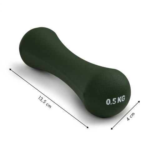 Hantelki ciężarki neoprenowe zestaw fitness 2x0,5 kg Hantelki ciężarki neoprenowe zestaw fitness 2x0,5 kg