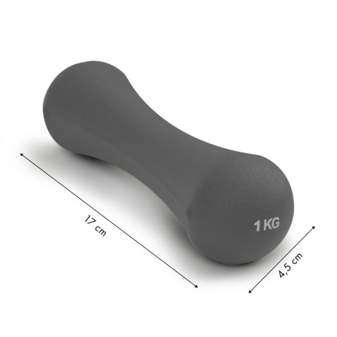 Hantelki ciężarki neoprenowe zestaw fitness 2x1 kg Hantelki ciężarki neoprenowe zestaw fitness 2x1 kg