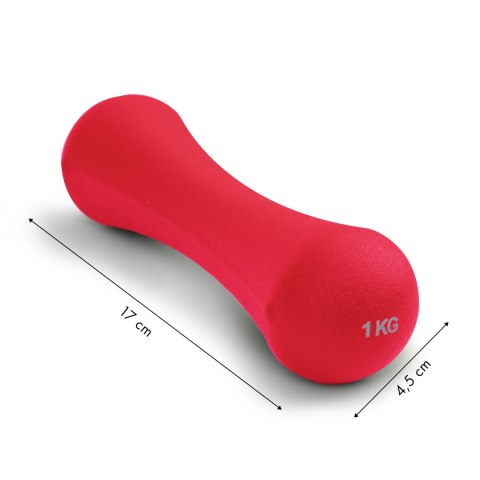 Hantelki ciężarki neoprenowe zestaw fitness 2x1 kg Hantelki ciężarki neoprenowe zestaw fitness 2x1 kg