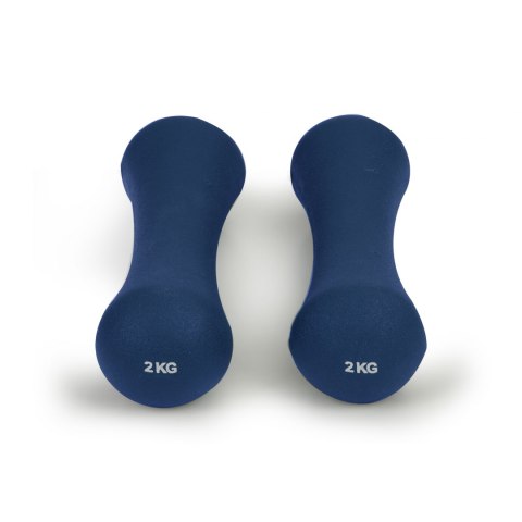 Hantelki ciężarki neoprenowe zestaw fitness 2x2 kg Hantelki ciężarki neoprenowe zestaw fitness 2x2 kg