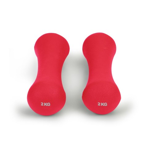 Hantelki ciężarki neoprenowe zestaw fitness 2x2 kg Hantelki ciężarki neoprenowe zestaw fitness 2x2 kg