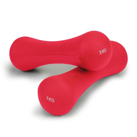Hantelki ciężarki neoprenowe zestaw fitness 2x3 kg Hantelki ciężarki neoprenowe zestaw fitness 2x3 kg
