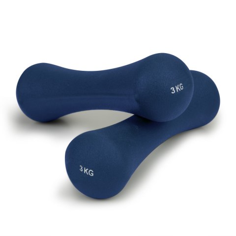 Hantelki ciężarki neoprenowe zestaw fitness 2x3 kg Hantelki ciężarki neoprenowe zestaw fitness 2x3 kg