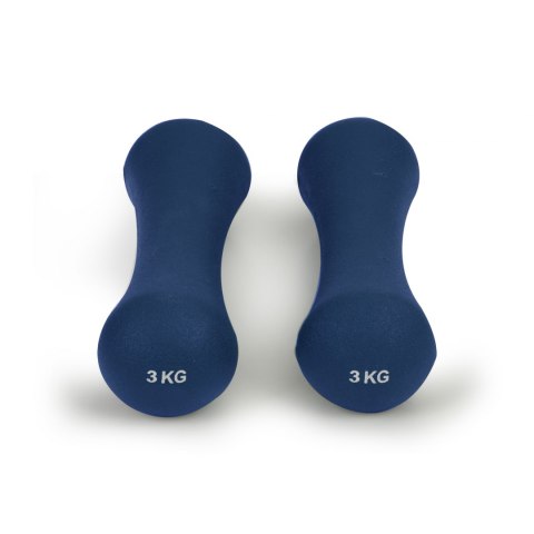 Hantelki ciężarki neoprenowe zestaw fitness 2x3 kg Hantelki ciężarki neoprenowe zestaw fitness 2x3 kg