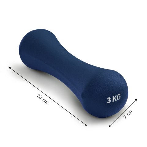 Hantelki ciężarki neoprenowe zestaw fitness 2x3 kg Hantelki ciężarki neoprenowe zestaw fitness 2x3 kg
