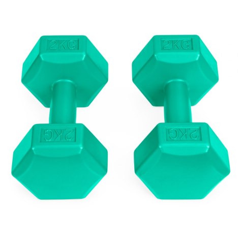Hantle fitness 4kg zestaw hantelki ciężarki 2x 2kg Hantle fitness 4kg zestaw hantelki ciężarki 2x 2kg
