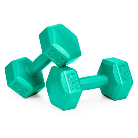 Hantle fitness 4kg zestaw hantelki ciężarki 2x 2kg Hantle fitness 4kg zestaw hantelki ciężarki 2x 2kg