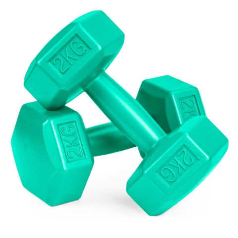 Hantle fitness 4kg zestaw hantelki ciężarki 2x 2kg Hantle fitness 4kg zestaw hantelki ciężarki 2x 2kg