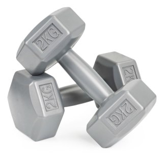 Hantle fitness 4kg zestaw hantelki ciężarki 2x 2kg