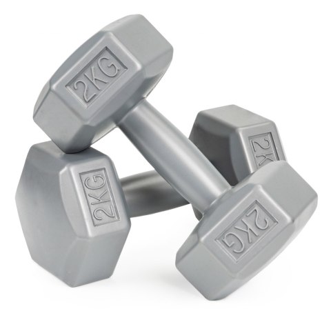 Hantle fitness 4kg zestaw hantelki ciężarki 2x 2kg Hantle fitness 4kg zestaw hantelki ciężarki 2x 2kg
