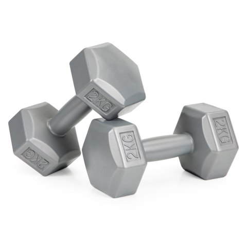 Hantle fitness 4kg zestaw hantelki ciężarki 2x 2kg Hantle fitness 4kg zestaw hantelki ciężarki 2x 2kg