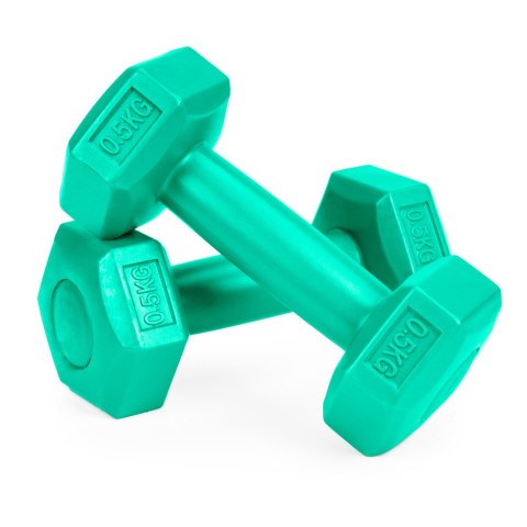 Hantle fitness zestaw hantelki ciężarki 2x 0,5 kg Hantle fitness zestaw hantelki ciężarki 2x 0,5 kg