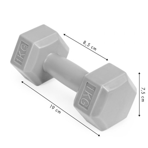 Hantle fitness zestaw hantelki ciężarki 2x 1 kg Hantle fitness zestaw hantelki ciężarki 2x 1 kg
