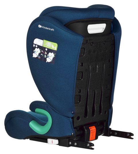 Kinderkraft Fotel Junior Fix 2 i-Size 100-150cm Harbor Blue
