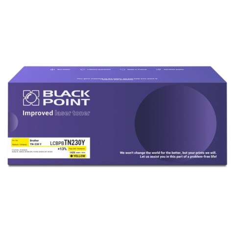 Toner Black Point do Brother (TN-230Y) Yellow 1420 str. z chipem