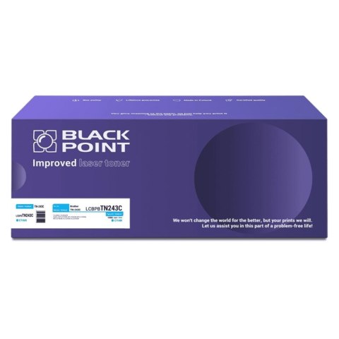 Toner Black Point do Brother (TN-243C) Cyan 1000 str. z chipem