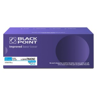 Toner Black Point do Brother (TN-426C) Cyan 6500 str. z chipem