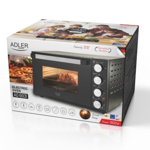 Piekarnik elektryczny 30L | Ruszt do pieczenia | Rożen Piekarnik elektryczny 30L | Ruszt do pieczenia | Rożen
