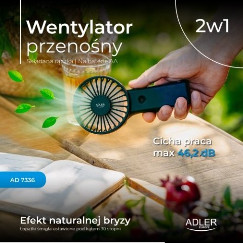 Wentylator przenośny | Składana rączka | Na baterie AA Wentylator przenośny | Składana rączka | Na baterie AA