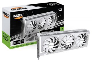 Karta graficzna INNO3D GeForce RTX 5080 X3 WHITE 16GB OC DLSS 4 (N50803-16D7X-17605211)