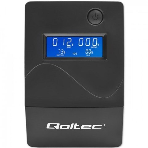 QOLTEC ZASILACZ AWARYJNY UPS 450VA | 240W | LCD | USB | RJ45 QOLTEC ZASILACZ AWARYJNY UPS 450VA | 240W | LCD | USB | RJ45