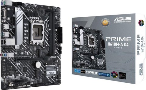Płyta główna ASUS PRIME H610M-A D4-CSM (Socket 1700 /micro ATX)