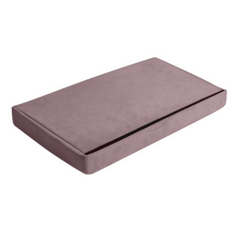 Pufa welurowa szara 76x38x38cm Ruhhy 26130