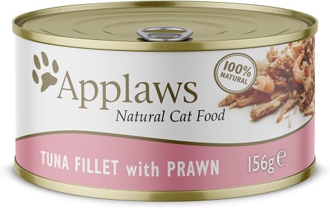 APPLAWS Natural Cat Food Tuńczyk z krewetkami - mokra karma dla kota - 156g APPLAWS Natural Cat Food Tuńczyk z krewetkami - mokra karma dla kota - 156g