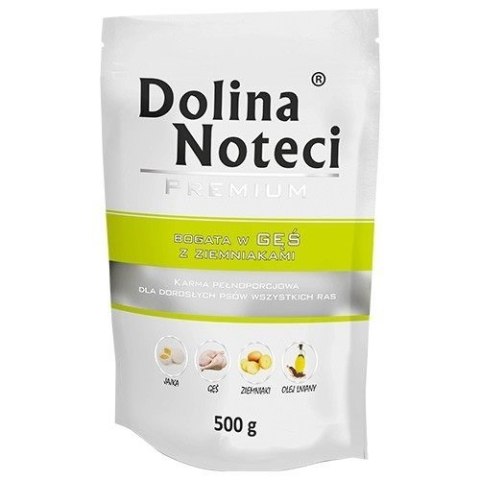 DOLINA NOTECI Premium bogata w gęś z ziemniakami - mokra karma dla psa - 500g DOLINA NOTECI Premium bogata w gęś z ziemniakami - mokra karma dla psa - 500g