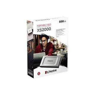 Dysk zewnętrzny SSD KINGSTON XS2000 (2TB /Czarno-srebrny )