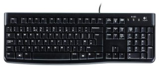 Klawiatura przewodowa Logitech K120 USB US czarna