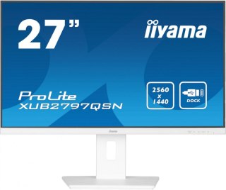 Monitor IIYAMA XUB2797QSN-W1 (27" /IPS /60Hz /2560 x 1440 /Biały)