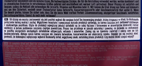 Dolina Noteci Superfood Sterylised Łosoś 1KG dla kota Dolina Noteci Superfood Sterylised Łosoś 1KG dla kota