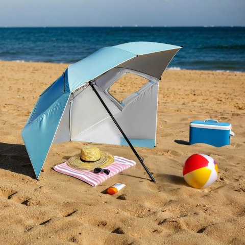 NC17114 PARASOL/PARAWAN PLAŻOWY 2W1 XXL 240 CM NIEBIESKI NILS NC17114 PARASOL/PARAWAN PLAŻOWY 2W1 XXL 240 CM NIEBIESKI NILS