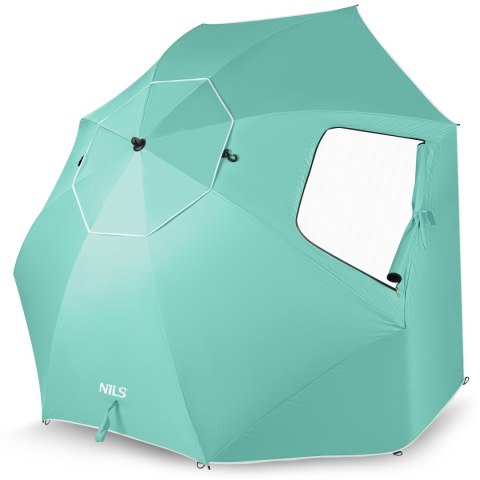 NC17114 PARASOL/PARAWAN PLAŻOWY 2W1 XXL 240 CM ZIELONY NILS NC17114 PARASOL/PARAWAN PLAŻOWY 2W1 XXL 240 CM ZIELONY NILS