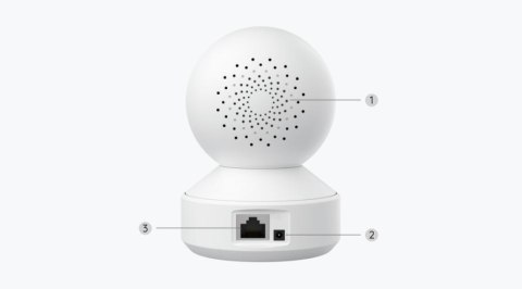 Kamera IP Reolink E340 wewnętrzna obrotowa 8MPx WiFi biała