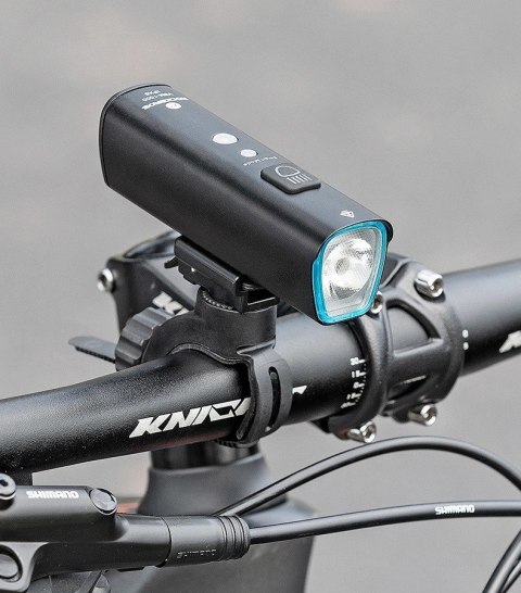 Lampka rowerowa Rockbros V9M-1000 przednia 1000lm - czarna Lampka rowerowa Rockbros V9M-1000 przednia 1000lm - czarna