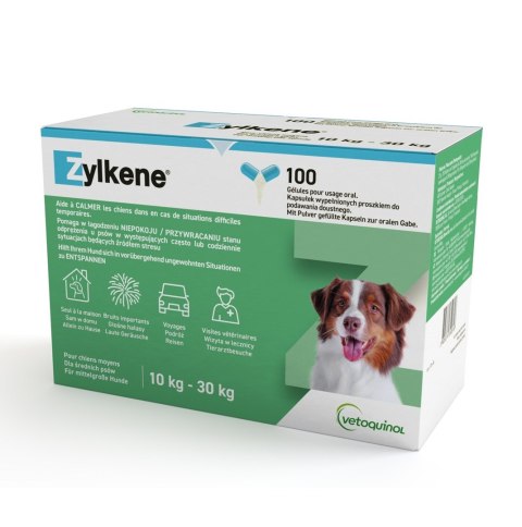 Vetoquinol Zylkene tabletki uspokajające dla psa i kota 225mg 10tab Vetoquinol Zylkene tabletki uspokajające dla psa i kota 225mg 10tab