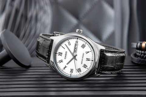 Zegarek Męski CASIO MTP-V006L-7BUDF + BOX Zegarek Męski CASIO MTP-V006L-7BUDF + BOX