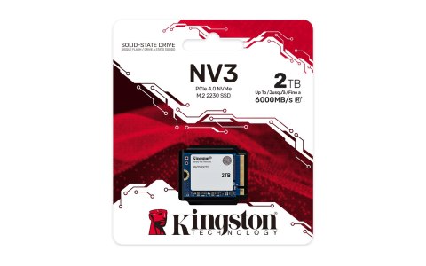 Kingston DYSK SSD 2000G NV3 M.2 2230 PCIe 4.0 NVMe Kingston DYSK SSD 2000G NV3 M.2 2230 PCIe 4.0 NVMe