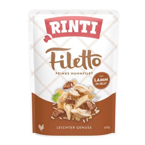 Rinti Filetto kurczak i jagnięcina w galaretce 100g Rinti Filetto kurczak i jagnięcina w galaretce 100g