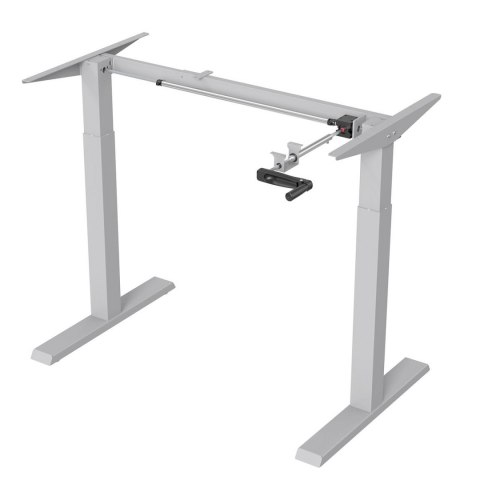 Biurko ręczna regulacja wys. Ergo Office ER-402 W, max 70 kg, max wys 123cm, bez blatu do pracy stojąco siedzącej, białe Biurko ręczna regulacja wys. Ergo Office ER-402 W, max 70 kg, max wys 123cm, bez blatu do pracy stojąco siedzącej, białe