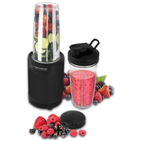 Blender kielichowy Esperanza EKM029 Nutri Shot 6 w 1 700W czarny Blender kielichowy Esperanza EKM029 Nutri Shot 6 w 1 700W czarny