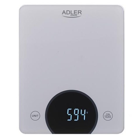 Waga kuchenna Adler AD 3173s do 10kg srebrna Waga kuchenna Adler AD 3173s do 10kg srebrna