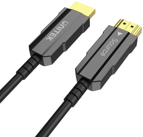 Unitek Kabel optyczny HDMI 2.0 AOC 4K 60Hz 25 m Unitek Kabel optyczny HDMI 2.0 AOC 4K 60Hz 25 m