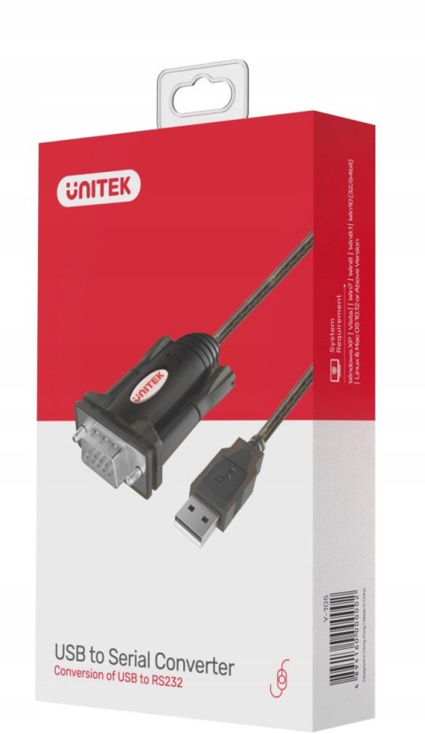 Unitek adpater USB-1x RS-232 Y-105 Unitek adpater USB-1x RS-232 Y-105